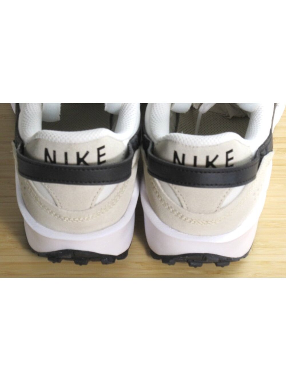 Nike Women's Waffle Debut Retro Running Shoes Sanddrift Black White Sizes NIB - Picture 5 of 7